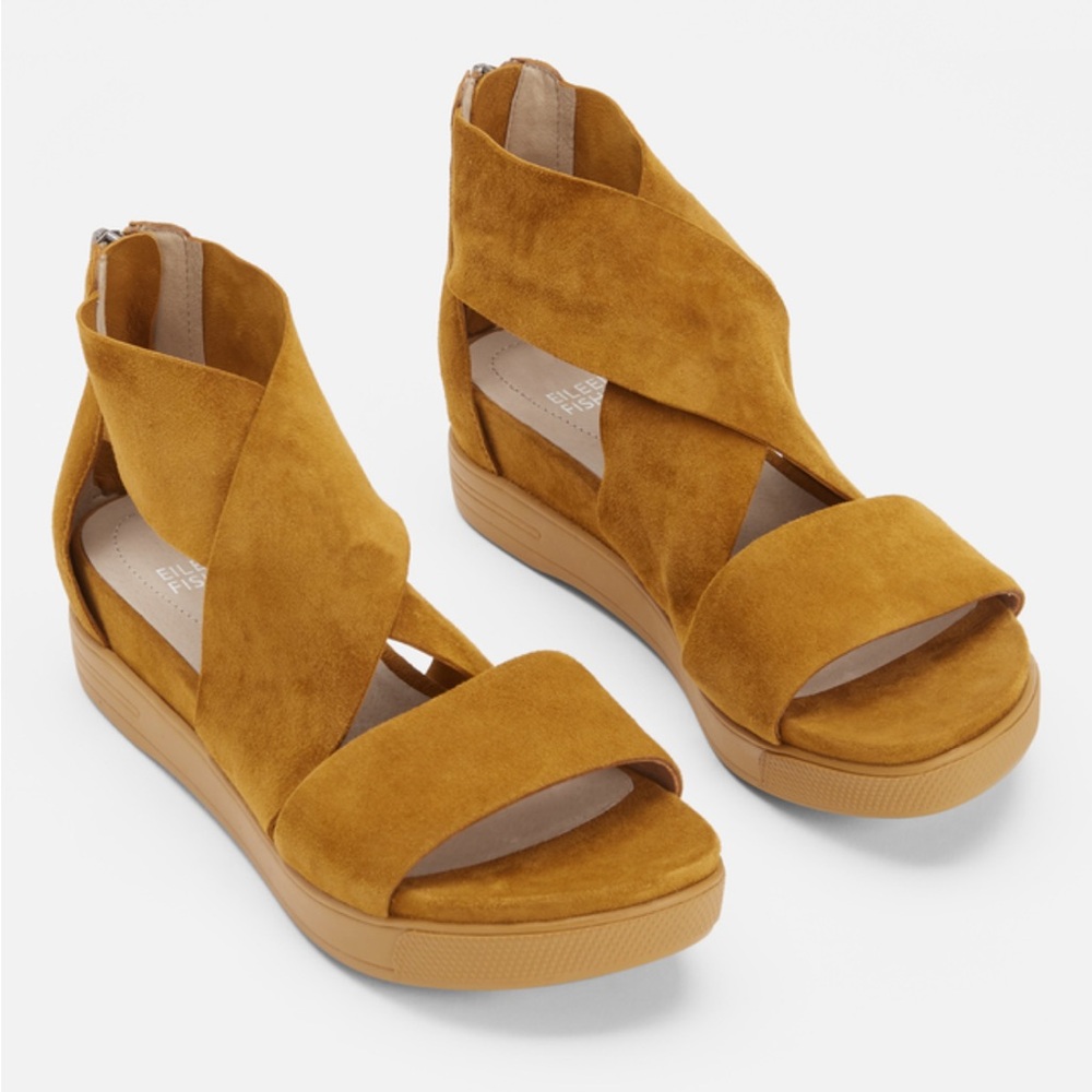 Eileen Fisher sport suede sneaker sandal